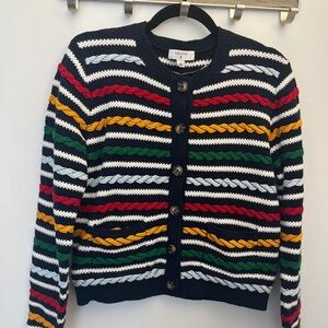 La Ligne x Target Women’s Texured Striped Cardigan Sweater